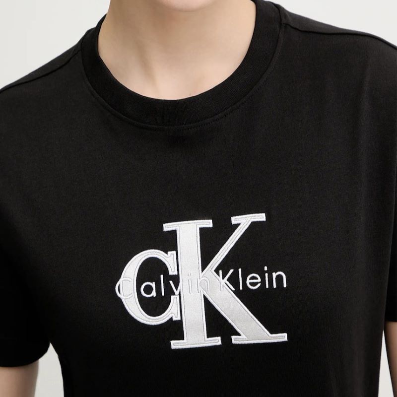 Tricou Calvin Klein SS CLASSIC MONOLOGO METALLIC CNE - poza 3