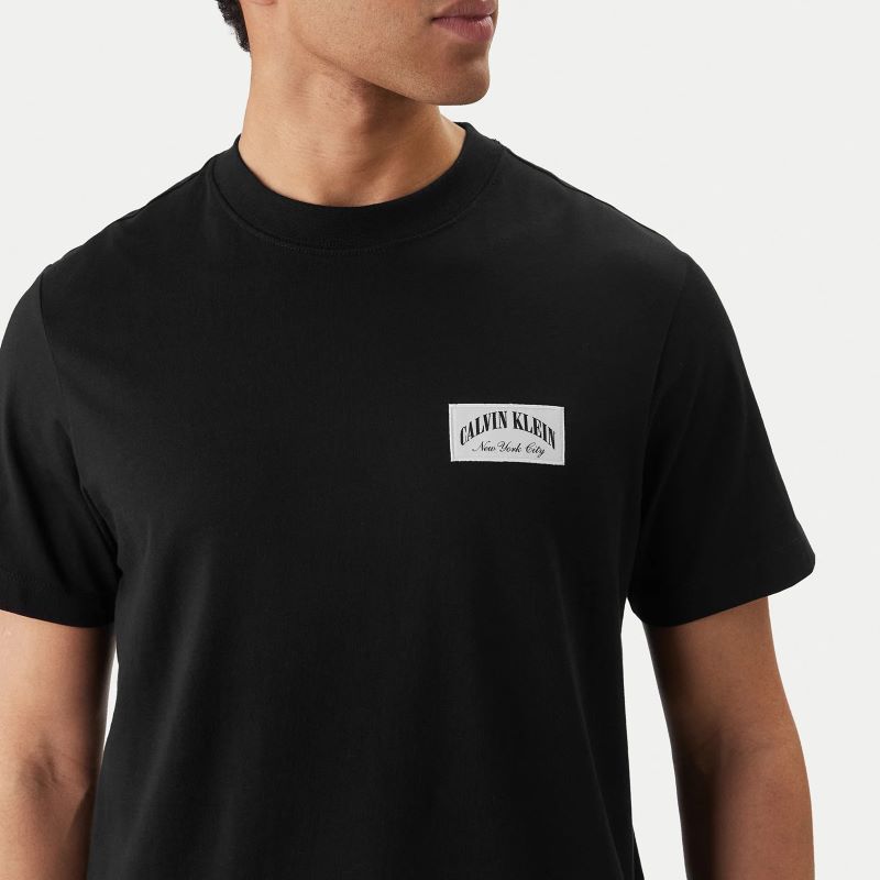Tricou Calvin Klein SS EASY COLLEGIATE BADGE TEE - poza 3