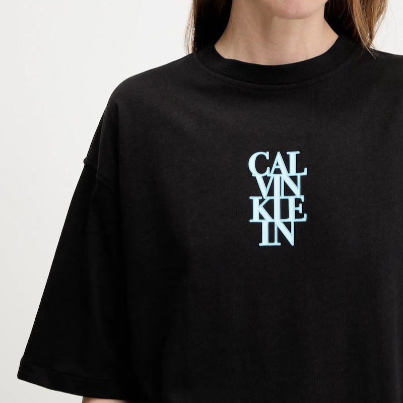 Tricou Calvin Klein SS Oversize Bold Logo Tee - poza 3