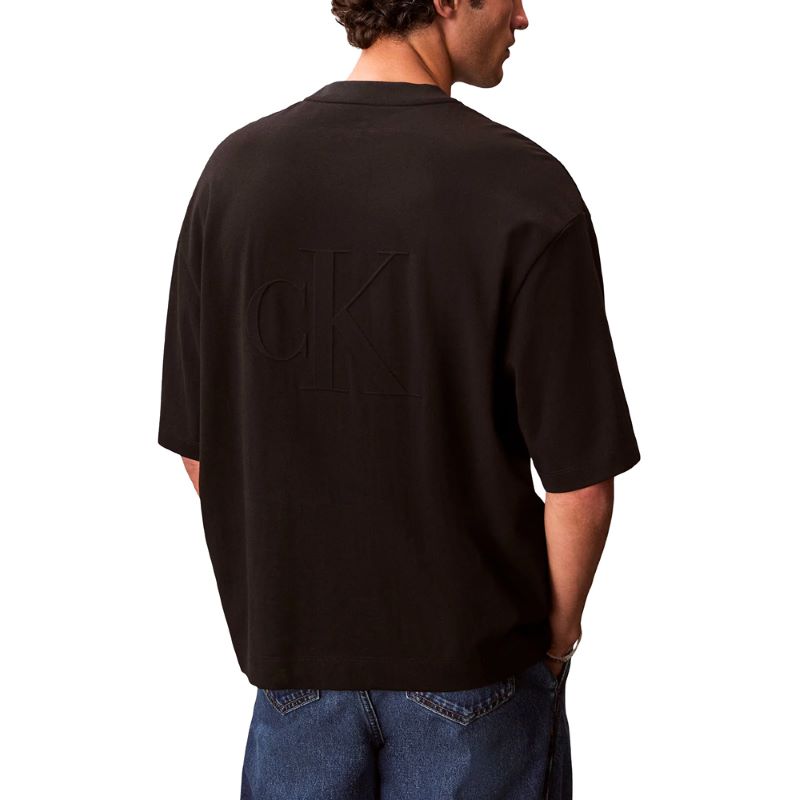 Tricou Calvin Klein SS RLXD COOLING PIQUE EMBOSSED T - poza 2