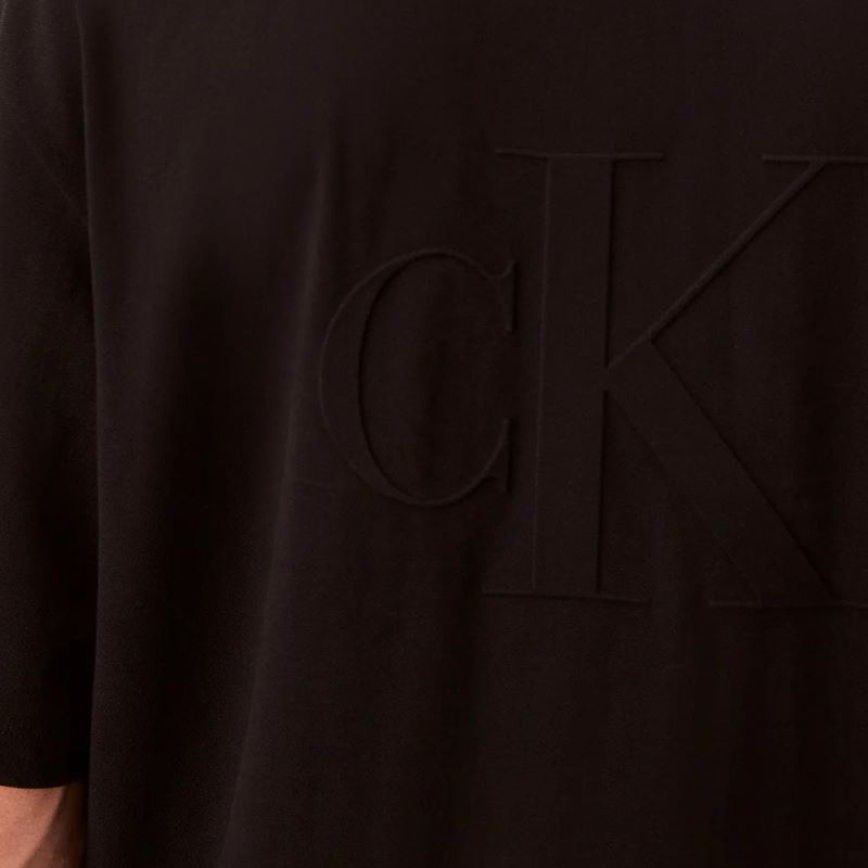Tricou Calvin Klein SS RLXD COOLING PIQUE EMBOSSED T - poza 3