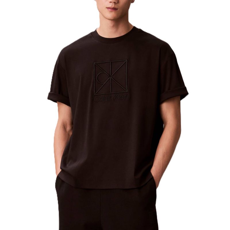 Tricou Calvin Klein SS RLXD PREMIUM INTERLOCK EMBLEM - poza 1