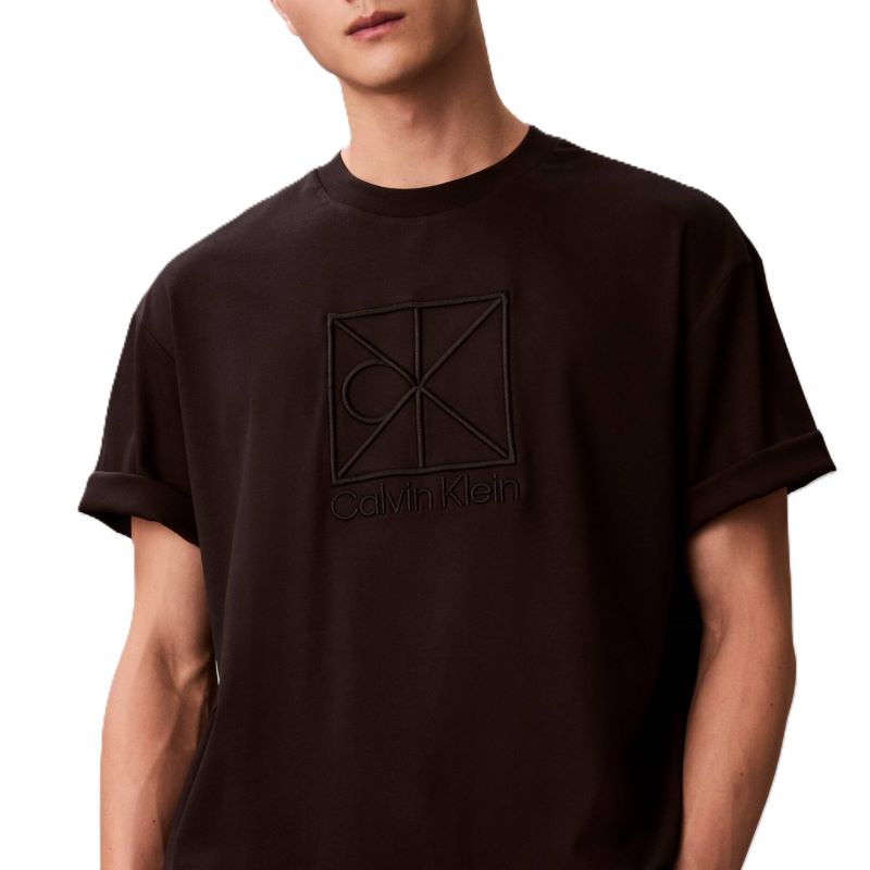 Tricou Calvin Klein SS RLXD PREMIUM INTERLOCK EMBLEM - poza 2