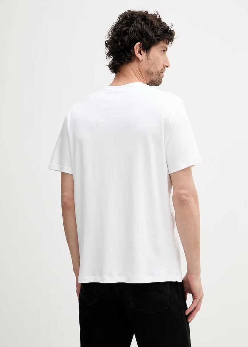 Tricou Calvin Klein SS SUPIMA CHEST EMB CREWNECK TEE - poza 2