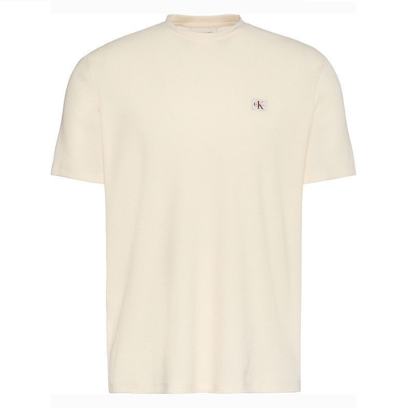 Tricou Calvin Klein SS WAFFLE BADGE CREWNK TEE - poza 3