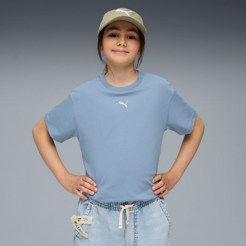 Tricou copii Puma Ess Boxy Tee G Cool Blue 68513134 - poza 4