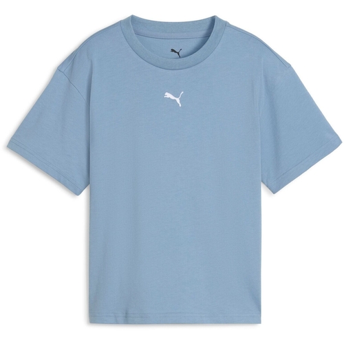 Tricou copii Puma Ess Boxy Tee G Cool Blue 68513134 - poza 5