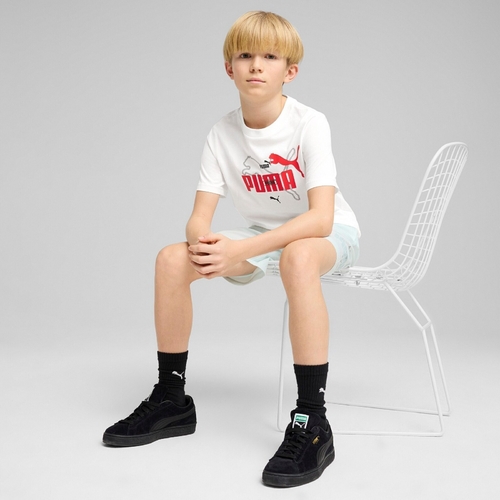 Tricou copii Puma Ess Logo Lab Summer Tee B 68579502 - poza 3