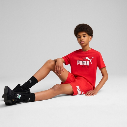 Tricou copii Puma Ess Logo Lab Summer Tee B 68579511 - poza 3