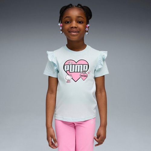 Tricou copii Puma X Hello Kitty Friends Ruffle Tee 63238647 - poza 3