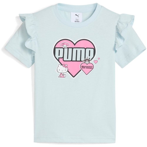 Tricou copii Puma X Hello Kitty Friends Ruffle Tee 63238647 - poza 5