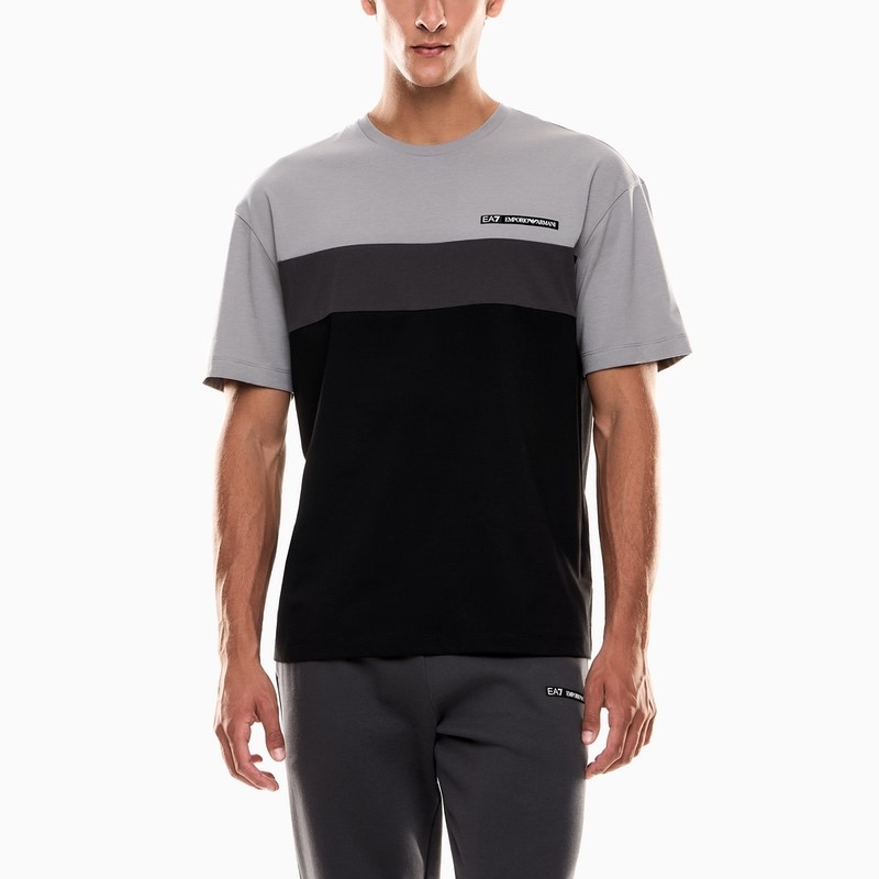 Tricou EA7 TRAIN ATHLETIC COLOUR BLOCK M TEE SS - poza 1