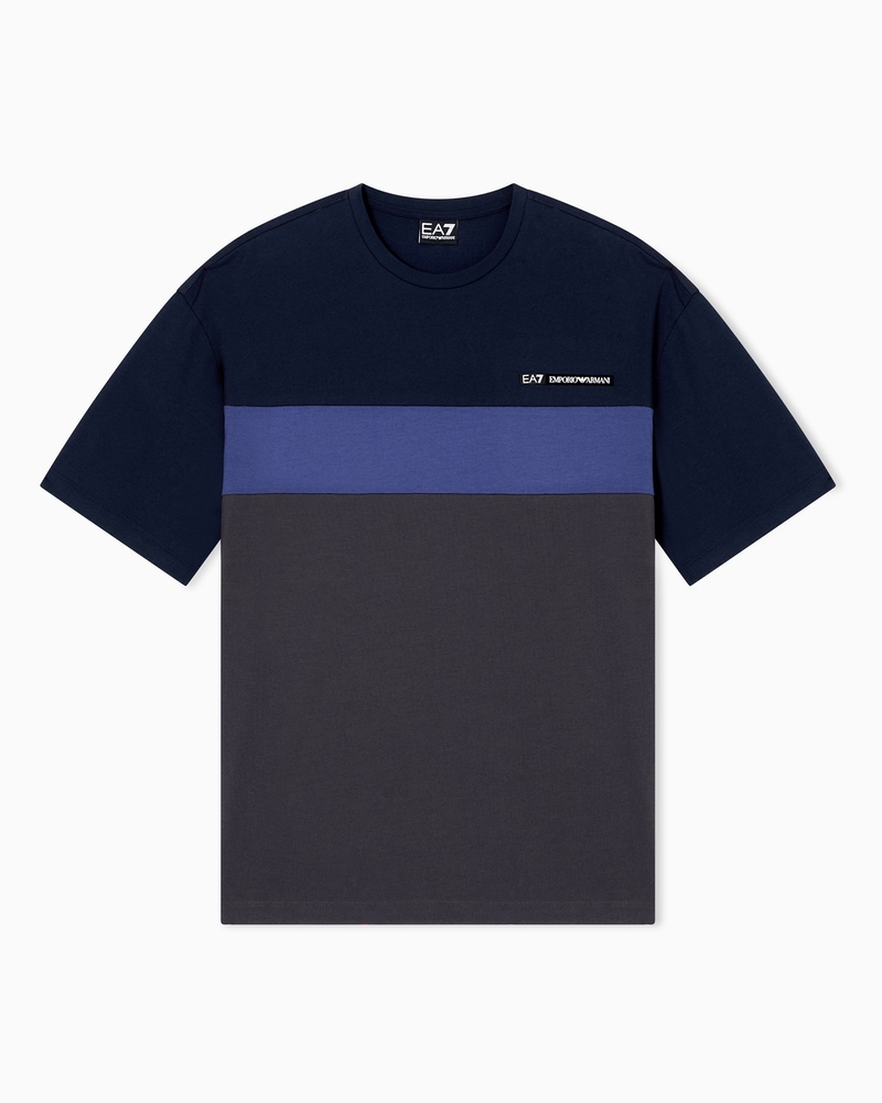Tricou EA7 TRAIN ATHLETIC COLOUR BLOCK M TEE SS - poza 3