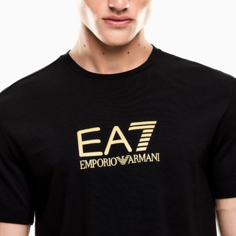 Tricou EA7 TRAIN GOLD LABEL M TEE SS BIG LOGO VI PA - poza 3