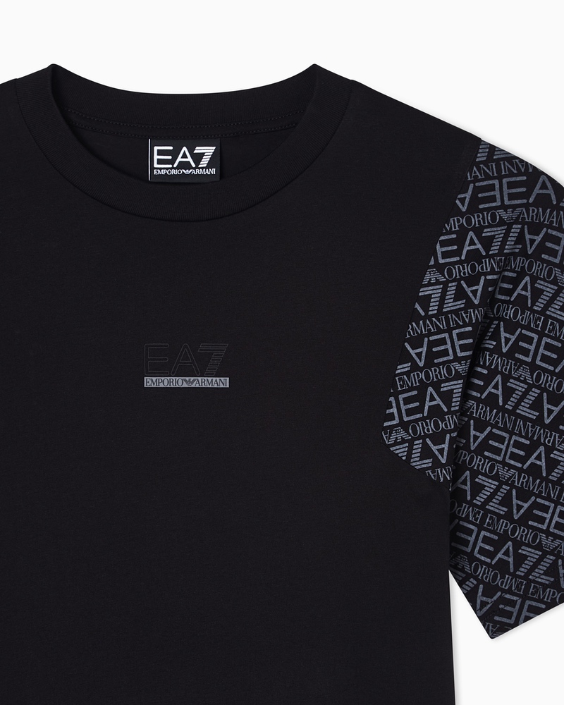 Tricou EA7 TRAIN GRAPHIC SERIES BOY TEE SS MONOGRAM LOGO - poza 3