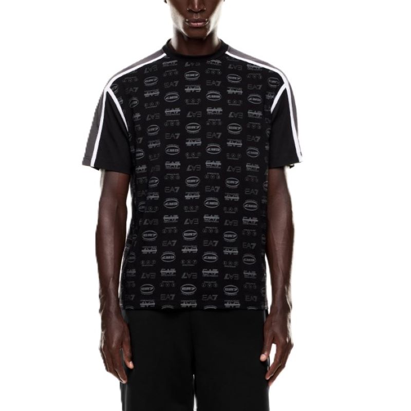 Tricou EA7 TRAIN GRAPHIC SERIES M TEE SS MONOGRAM ALL OVER - poza 1