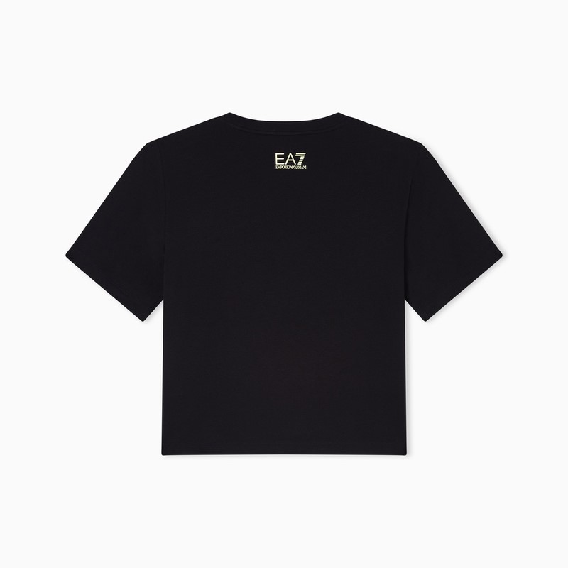 Tricou EA7 TRAIN LOGO SERIES CROSSOVER GIRL TEE EAGLE - poza 2