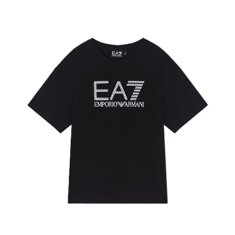 Tricou EA7 TRAIN LOGO SERIES CROSSOVER GIRL TEE MONOGRAM - poza 1