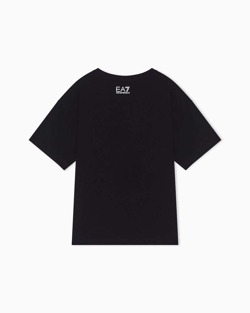Tricou EA7 TRAIN LOGO SERIES CROSSOVER GIRL TEE MONOGRAM - poza 2