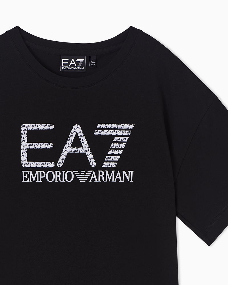 Tricou EA7 TRAIN LOGO SERIES CROSSOVER GIRL TEE MONOGRAM - poza 3