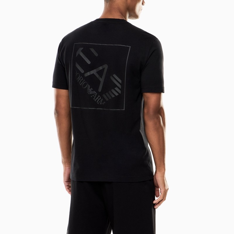 Tricou EA7 TRAIN LOGO SERIES M OVERSIZE LOGO TEE SS - poza 2