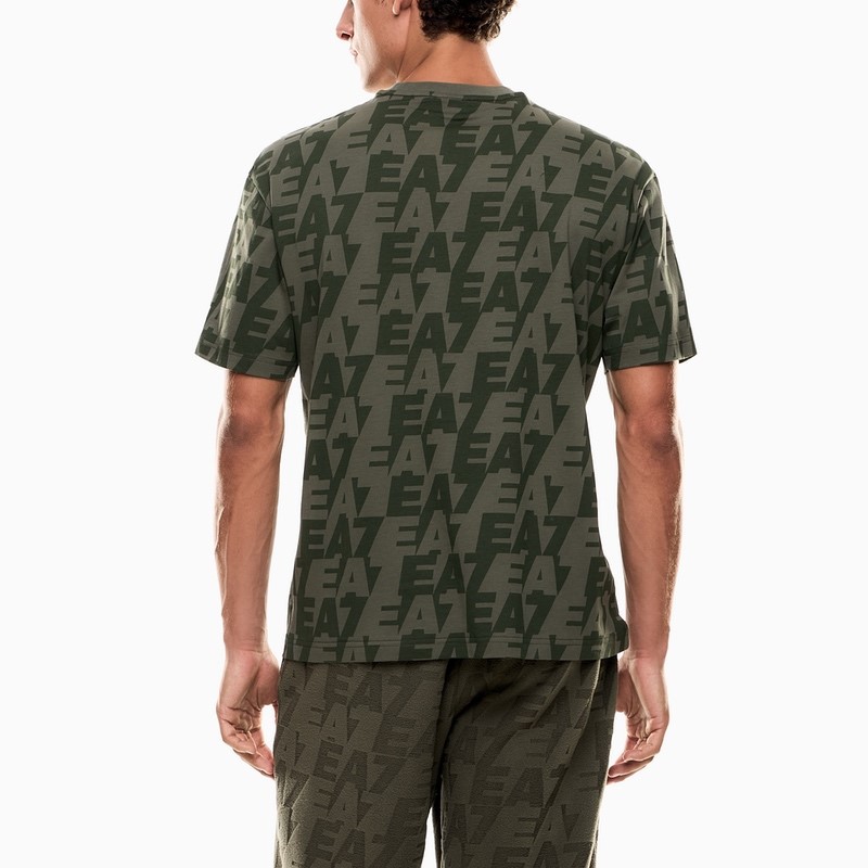 Tricou EA7 TRAIN LOGO SERIES M POLAR LOGO TEE SS - poza 3