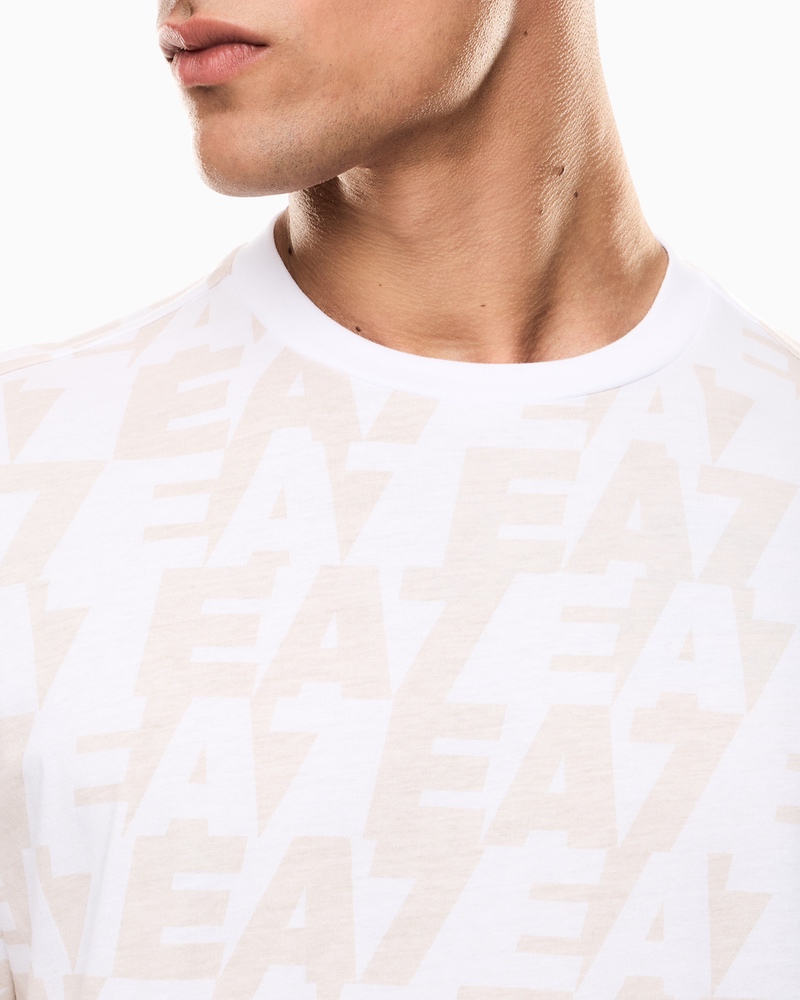 Tricou EA7 TRAIN LOGO SERIES M POLAR LOGO TEE SS - poza 3