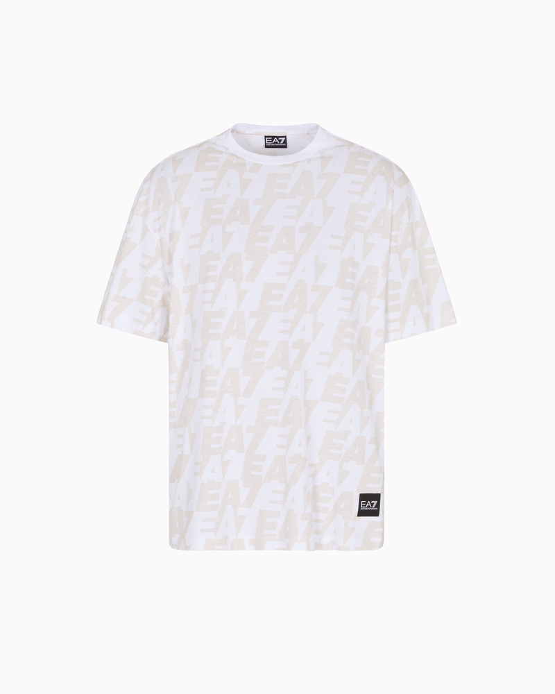 Tricou EA7 TRAIN LOGO SERIES M POLAR LOGO TEE SS - poza 4