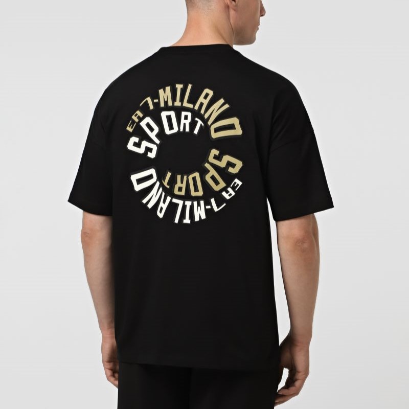 Tricou EA7 TRAIN LOGO SERIES M SPIRAL LOGO TEE - poza 3