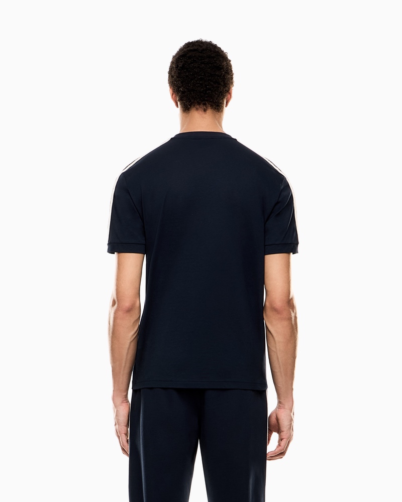 Tricou EA7 TRAIN LOGO SERIES M TAPE TEE SS CO - poza 2