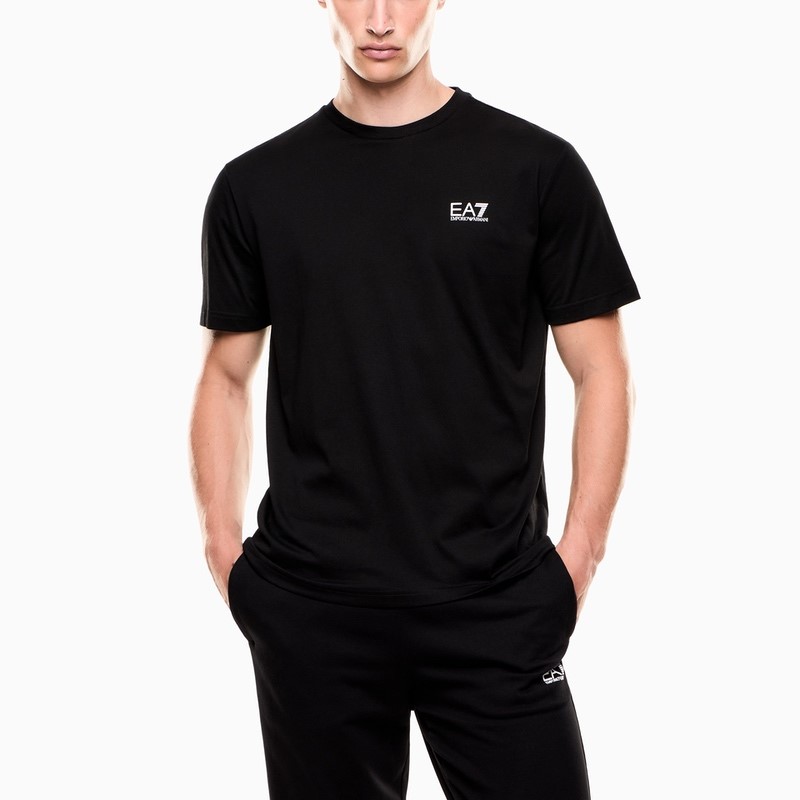 Tricou EA7 TRAIN LOGO SERIES M TEE SS EXTENDED LOGO CC - poza 1