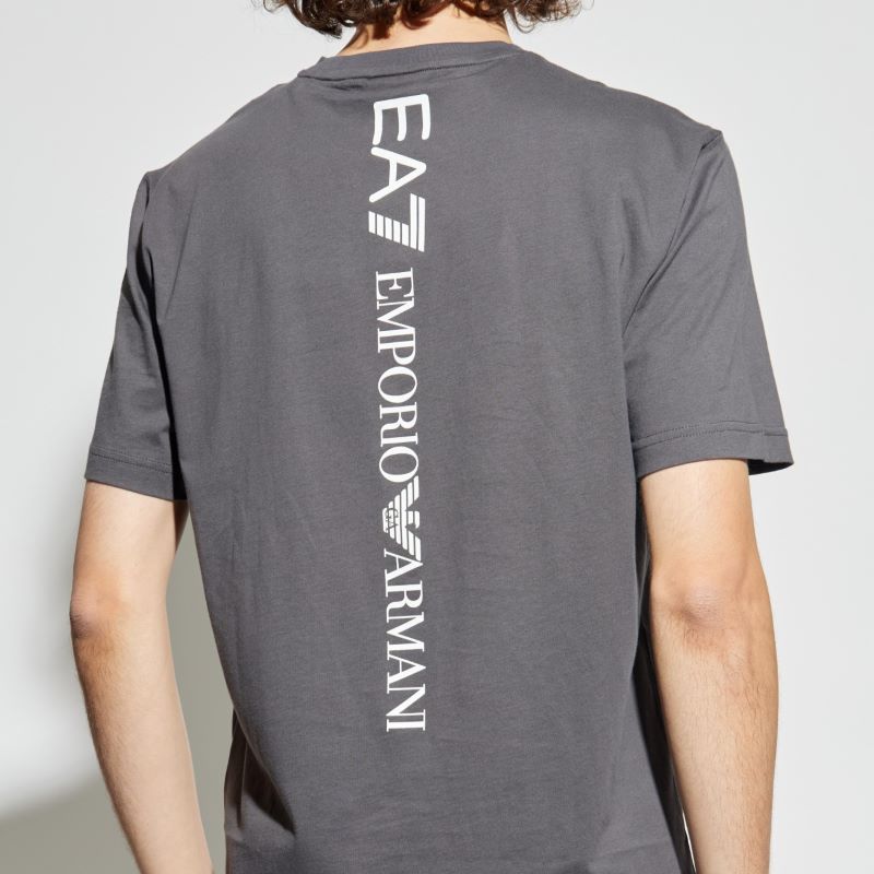 Tricou EA7 TRAIN LOGO SERIES M TEE SS EXTENDED LOGO CC - poza 3