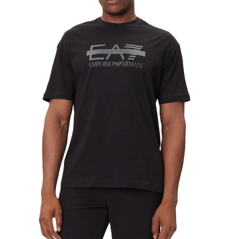 Tricou EA7 TRAIN LOGO SERIES M TEE SS LOGO BARRED - poza 1