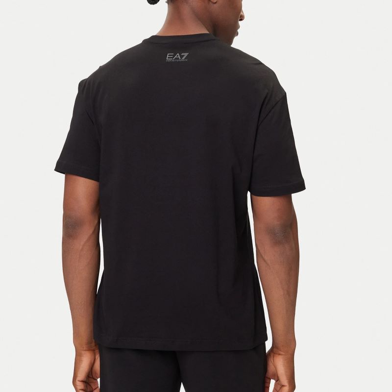 Tricou EA7 TRAIN LOGO SERIES M TEE SS LOGO BARRED - poza 2