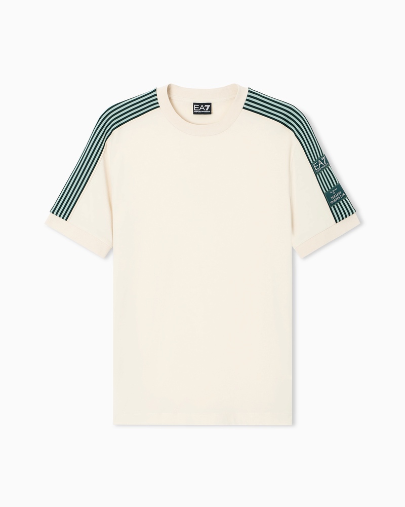 Tricou EA7 TRAIN LOGO SERIES M TEE SS PREMIUM TAPE - poza 3