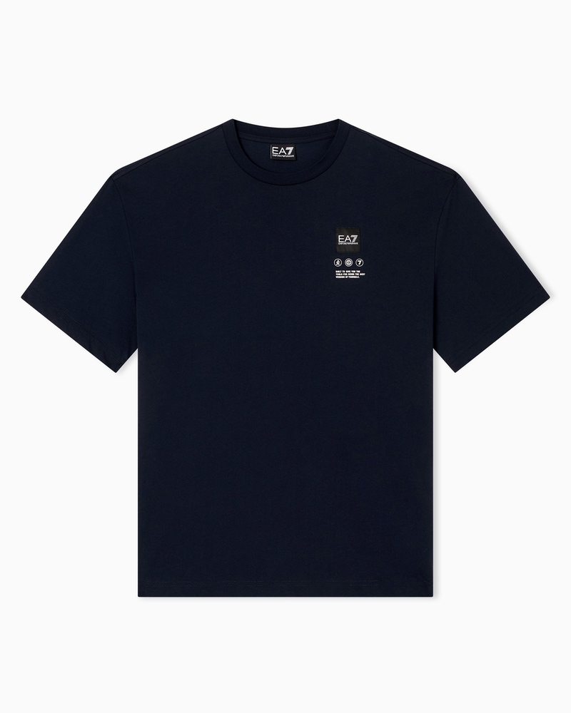 Tricou EA7 TRAIN LOGO SERIES M TEE SS WRITINGS - poza 3
