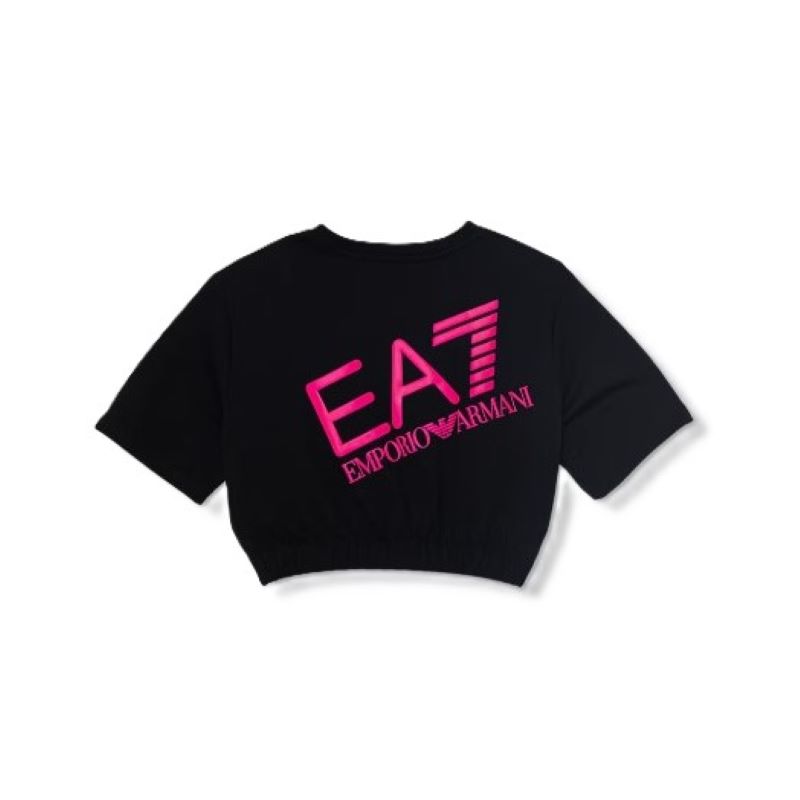Tricou EA7 TRAIN LOGO SERIES MAXI LOGO GIRL TEE SS - poza 2