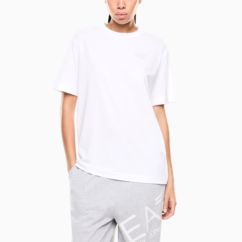 Tricou EA7 TRAIN LOGO SERIES W MAXI LOGO OVERSIZE TEE - poza 1