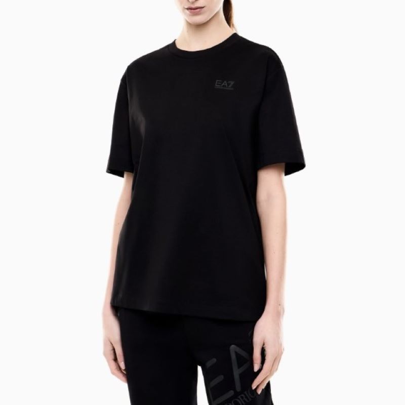 Tricou EA7 TRAIN LOGO SERIES W MAXI LOGO OVERSIZE TEE - poza 1