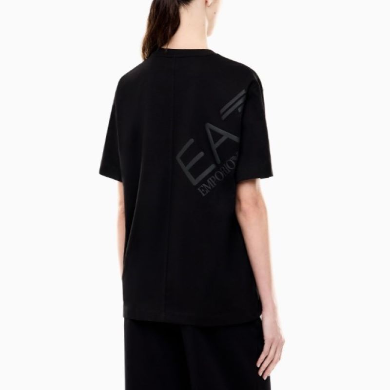 Tricou EA7 TRAIN LOGO SERIES W MAXI LOGO OVERSIZE TEE - poza 2