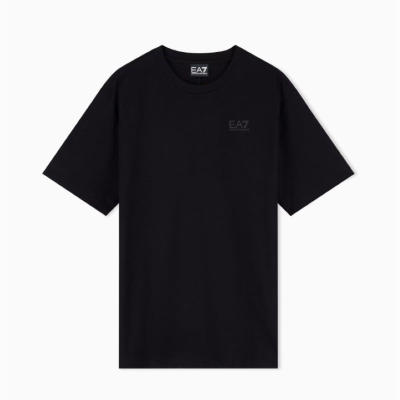 Tricou EA7 TRAIN LOGO SERIES W MAXI LOGO OVERSIZE TEE - poza 3