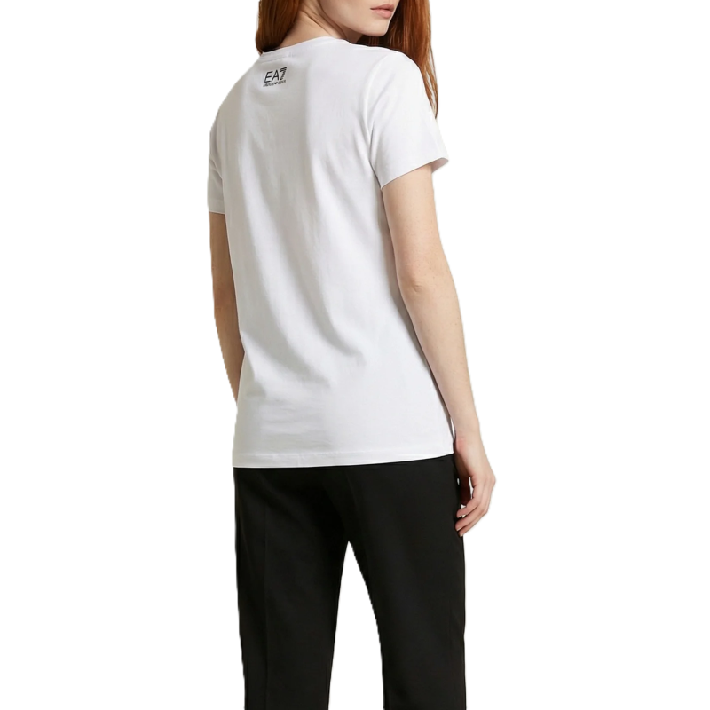 Tricou EA7 TRAIN LOGO SERIES W PAILLETS TEE CROSSOVER - poza 2