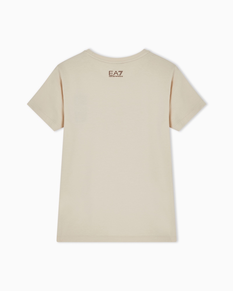 Tricou EA7 TRAIN LOGO SERIES W PAILLETS TEE CROSSOVER - poza 4