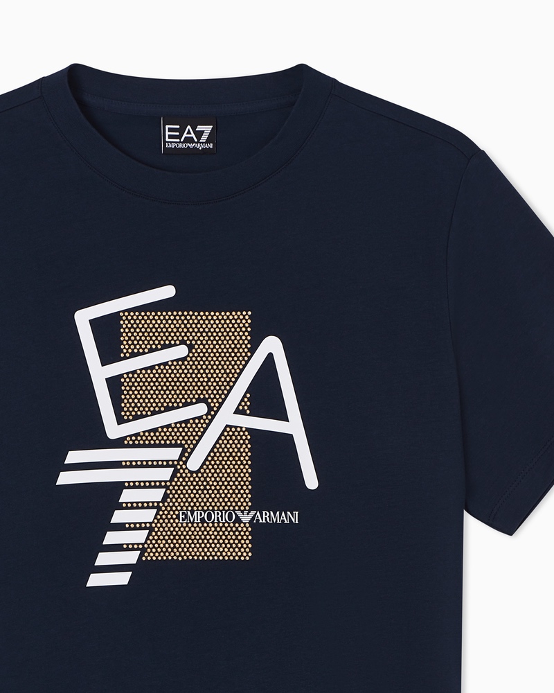 Tricou EA7 TRAIN LOGO SERIES W TEE SS BOX LOGO CROSSOVER - poza 3