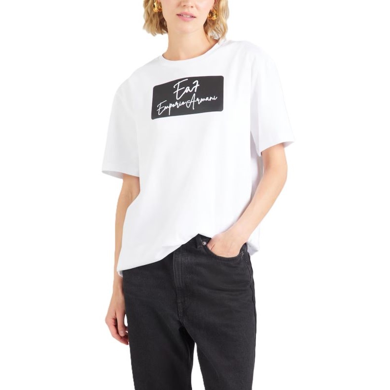 Tricou EA7 TRAIN LOGO SERIES W TEE SS BOX LOGO CROSSOVER - poza 1