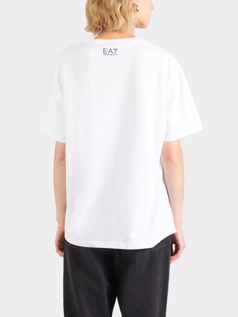 Tricou EA7 TRAIN LOGO SERIES W TEE SS BOX LOGO CROSSOVER - poza 2