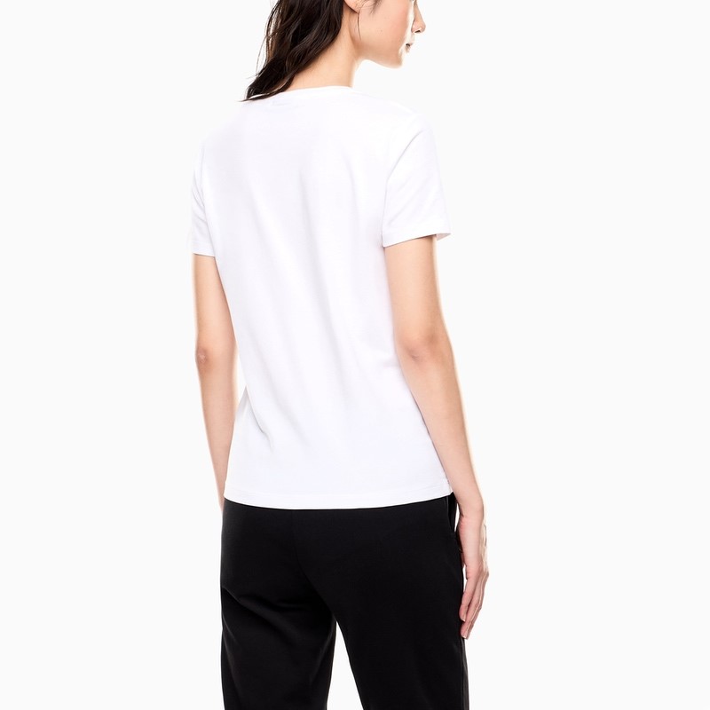 Tricou EA7 TRAIN LOGO SERIES W TEE SS RN FANCY STRASS - poza 2