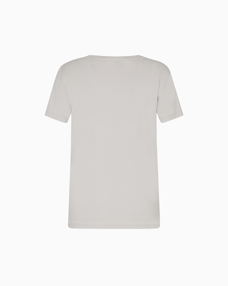 Tricou EA7 TRAIN LOGO SERIES W TEE SS RN FANCY STRASS - poza 2