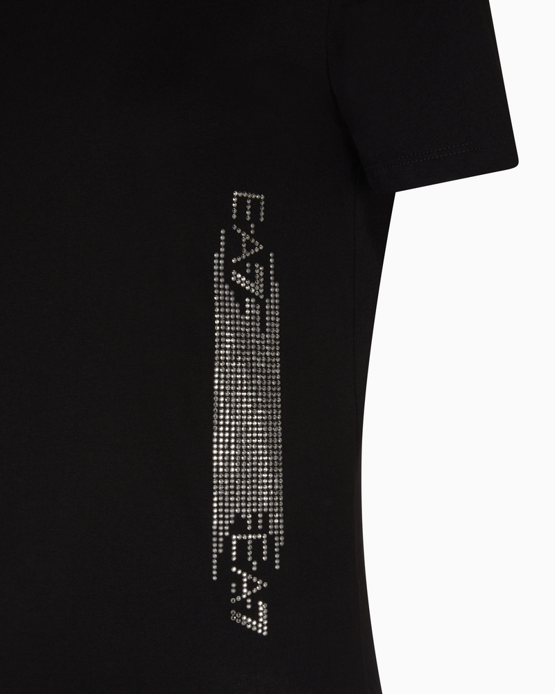 Tricou EA7 TRAIN LOGO SERIES W TEE SS TAPE - poza 3