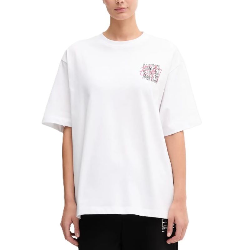 Tricou EA7 TRAIN LOGO SERIES W TEE SS WRITTEN LOGO CROSSOVER - poza 1